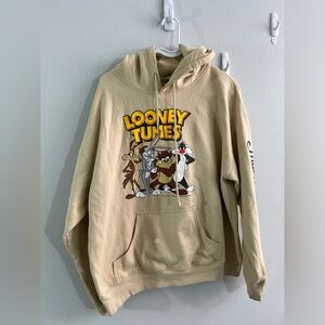 Vintage Looney Tunes hoodie L